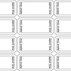 Pin On Crafts Tickets Template Printable Raffle Ticket Blank Visit Train Coupon