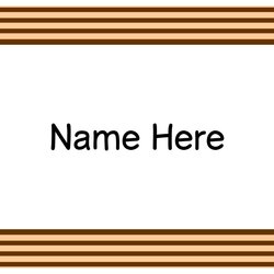 Spiffing Best Images Of Printable Name Badge Designs Templates Free Tags Blank Via