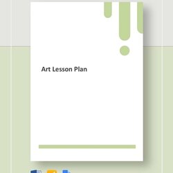 Fine Art Lesson Plan Template Free Word Documents Download Templates Format Details Google