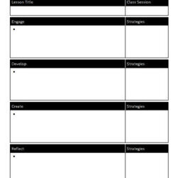 Sterling Art Lesson Plan Template By Teachers Pay Follower Original