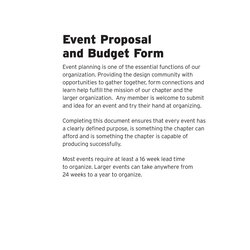 Wonderful Best Event Proposal Templates Free Examples