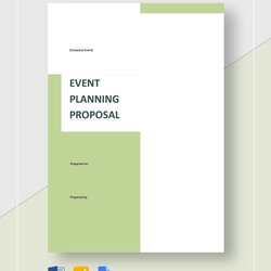 Wizard How To Make An Event Planning Service Proposal Template Sample Templates Word Google Docs Examples