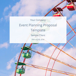 Swell Event Planning Proposal Template And Sample Preview Proposals Content