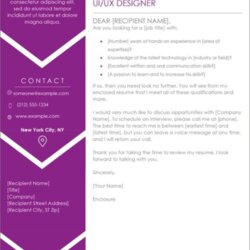 Cool Free Word Cover Letter Templates To Download Now Template Contemporary Microsoft New