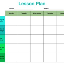Best Free Printable Toddler Lesson Plans For At Preschool Plan Template