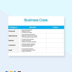 Capital Hr Business Case Template Google Docs Word Apple Pages