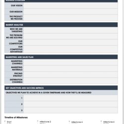 Matchless Business Case One Page Template Plan For Product Word