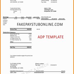 The Highest Standard Paycheck Stub Template Free Of Pay Checks Payroll Check Creator