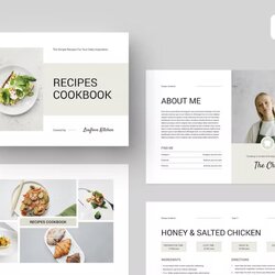 Fine Top Free Cookbook Templates Word Google Docs To Make Template