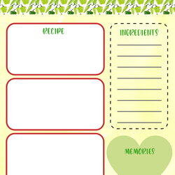 Splendid Build Your Own Cookbook For The Family Template
