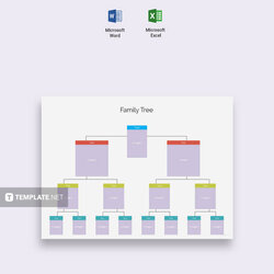 Splendid Family Tree Diagram Template Free Word Excel Width