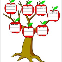 Blank Family Tree Template Word Document Sample Templates Printable Trees Create Kids Chart Own Worksheet