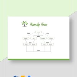 Sterling Family Tree Diagram Template Free Word Excel Basic
