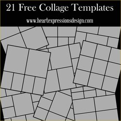 Superb Free Collage Templates Of Expressions