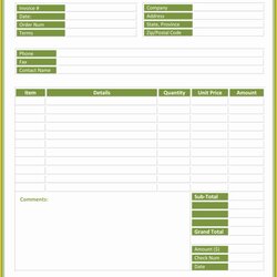 Wonderful Free Editable Invoice Template Of Word Blank Printable Microsoft Invoices Business Templates Maker