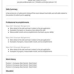 Matchless Recruiters Hate The Functional Resume Do This Instead Examples Resumes Skilled Experience Enlarge