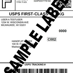 Fine Shipping Label Template Get What You Need For Free