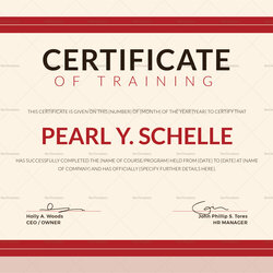 Champion Training Certificate Template Word Free Download Vera