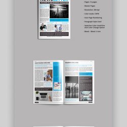 Spiffing Free Microsoft Word Newsletter Templates Astounding Template High Resolution