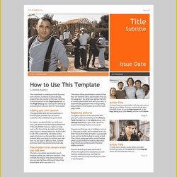 Easy To Use Newsletter Templates Free Of Word Template Newsletters Printable Microsoft