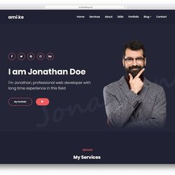 Splendid Personal Site Template Website