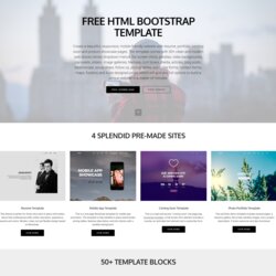 Exceptional Free Bootstrap Tailor Website Template Templates