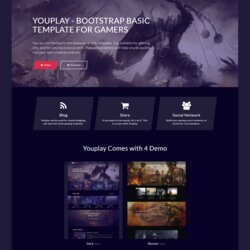 Bootstrap Video Background Template Free Printable Templates Basic