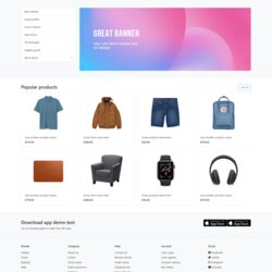 Capital Website Shop Page Template With Filters Bootstrap Free Download