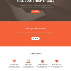 The Highest Quality Best Free Bootstrap Templates For Modern Website Creative One Page Template