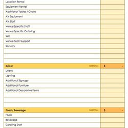 Superb Free Event Budget Templates Template Simple Excel Planning Expense Complex Workbook