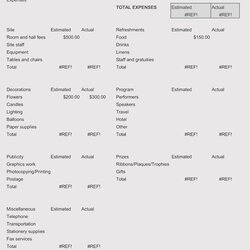 Tremendous Free Event Budget And Cost Planning Templates Excel Worksheets Template Example Editable Format