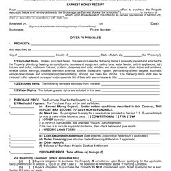Real Estate Purchase Agreement Form Sample Image Gallery Contract Template Printable Simple Owner Forms