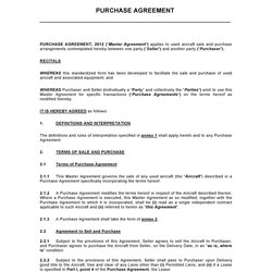 Excellent Simple Purchase Agreement Templates Real Estate Business Template Sell Buy Sample Example Contract