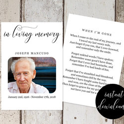 Fine Funeral Prayer Card Template Printable Memorial Service Mass Remembrance Catholic Templates Cards