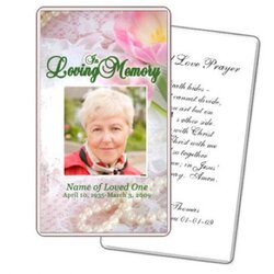 Free Printable Funeral Prayer Card Template Master Pamphlets