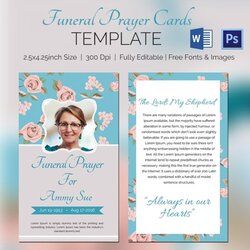 Superior Funeral Prayer Cards Word Format Download Template Card Templates Request Prayers