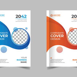 Wonderful Book Cover Page Design Vector Corporate Template In Can Adapt To Brochure Annual Report Magazine