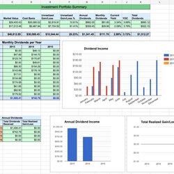 Dreaded Stock Portfolio Excel Template Inspirations