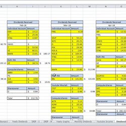 Superb Stock Portfolio Excel Spreadsheet Download Income Tracker Passive