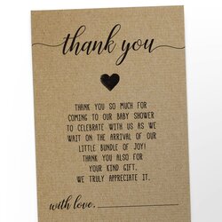 Capital Baby Shower Notes Messages Thank You Gifts