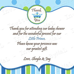 Outstanding Thank You Note Template Baby Shower New Business Blue And Green For