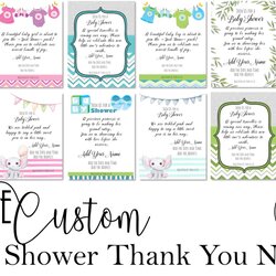 The Highest Quality Free Personalized Baby Shower Thank You Note Generator Notes