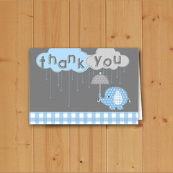 Swell Free Baby Shower Thank You Note Templates In Template Notes