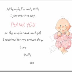 Fine Thank You Note For Baby Gift From Boss Gifts Wording