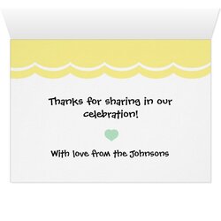 The Highest Standard Thank You Note For Baby Gift Or Shower Card View Padding