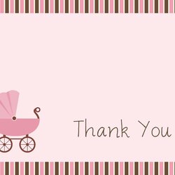 Exceptional Printable Thank You Cards For All Purposes Inside Template Baby Regarding