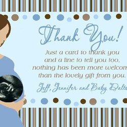 Baby Shower Invitations Thank You Invitation Design Blog Wording Pregnant Hostess Send Ultrasound Notes