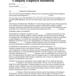 Best Employee Handbook Templates Examples Template Hand Book Kb