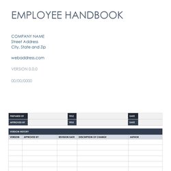 Champion Best Employee Handbook Templates Examples Template Kb