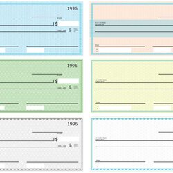 Fake Blank Check Templates Doc With Cheque Template